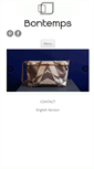Mobile Screenshot of bontemps-textile.com